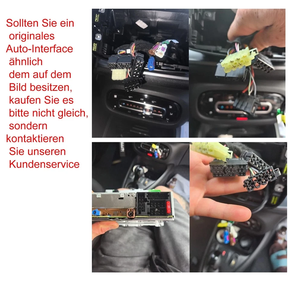 Für Smart Fortwo 453 2014-2019 Android 13 CarPlay 4+64GB Autoradio GPS Navi WIFI - Bild 3 von 4