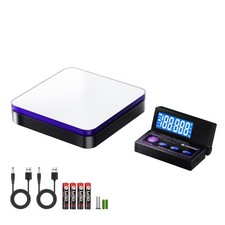 Digital Wireless Shipping Postal Scale 110lbs/0.1oz Accurate,Foldable LCD,Pac...