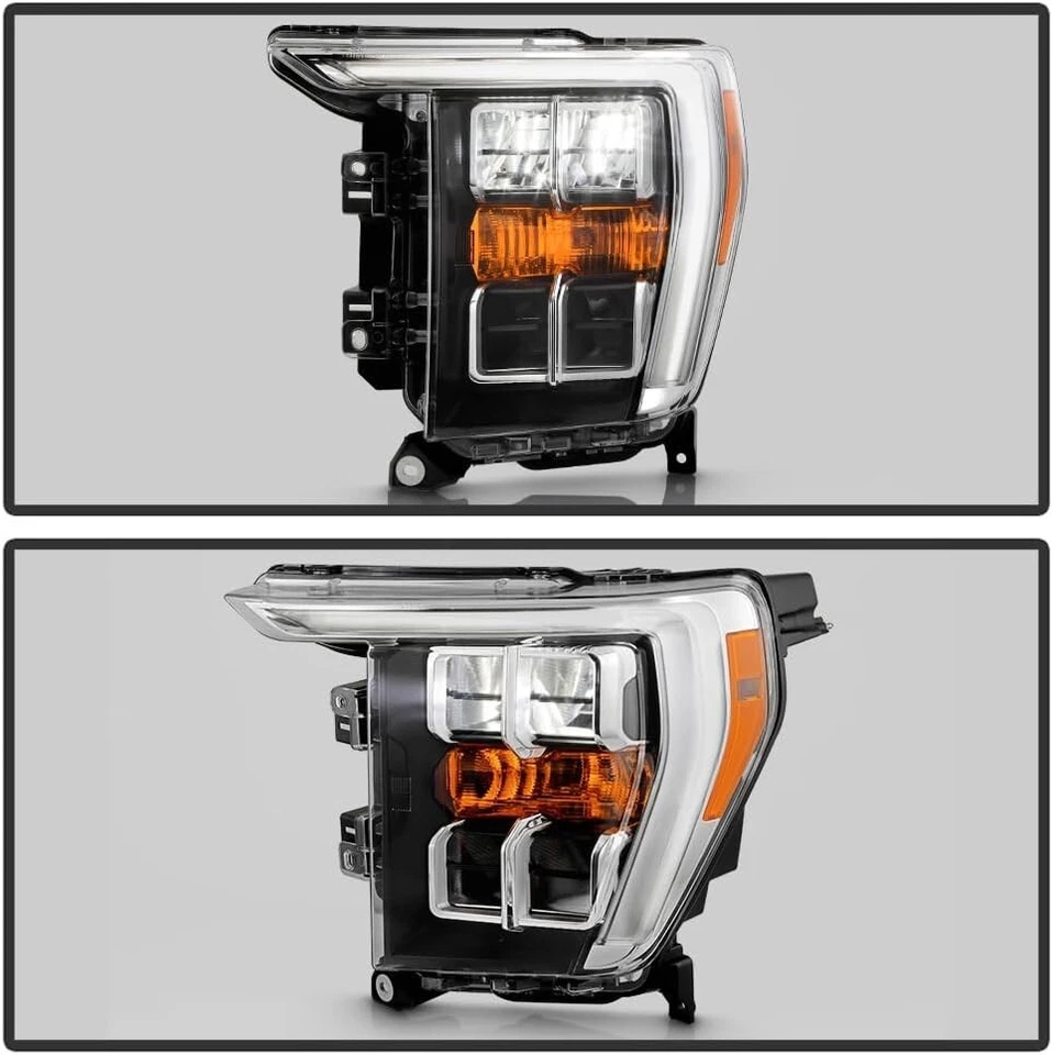 Faro reflector LED cuádruple lado del conductor para Ford F150 2021-2023 Foto 4 de 4