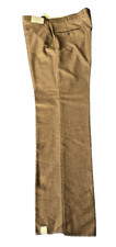Men  s Vintage Slacks Pants Chocolate Brown 100 Wool- American Pant- NWT- NICE 