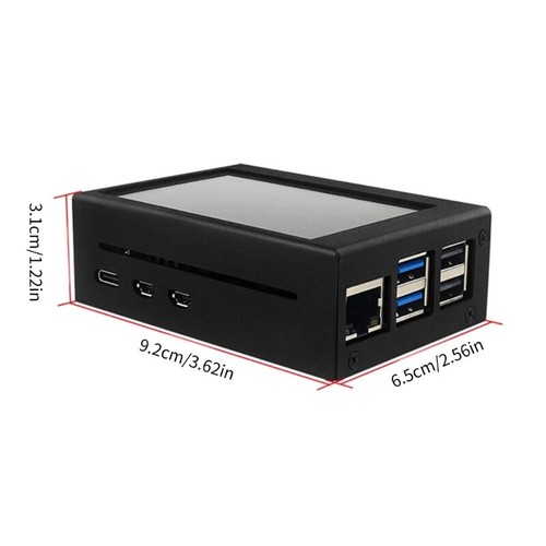 Efficient Cooling Case Metal Enclosure for Pi 5 Single Board Computer - Photo 8/8