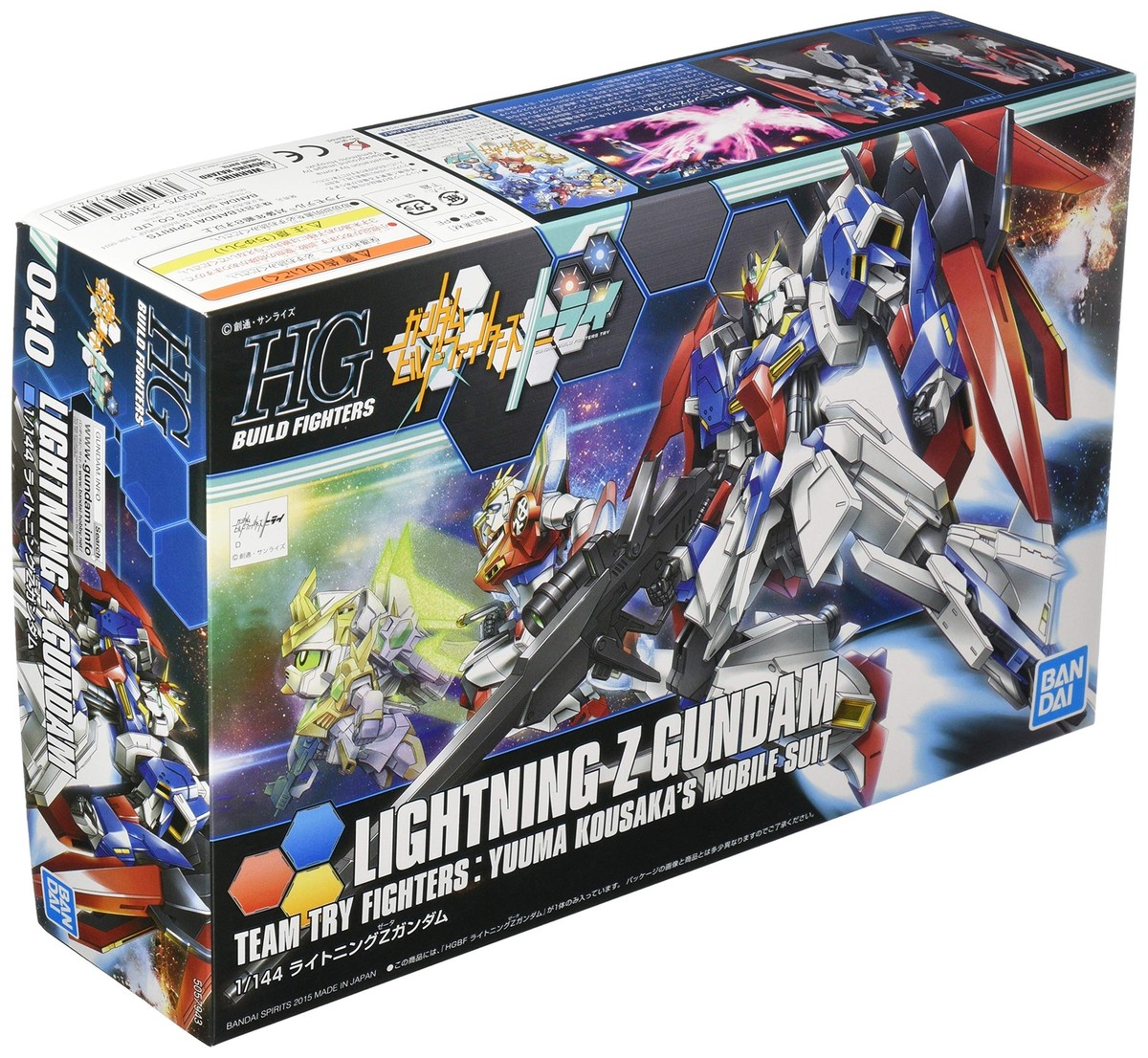 BandaiSpirits HGBF GUNDAM BUILD FIGHTERS TRY Lightning Z Gundam 1