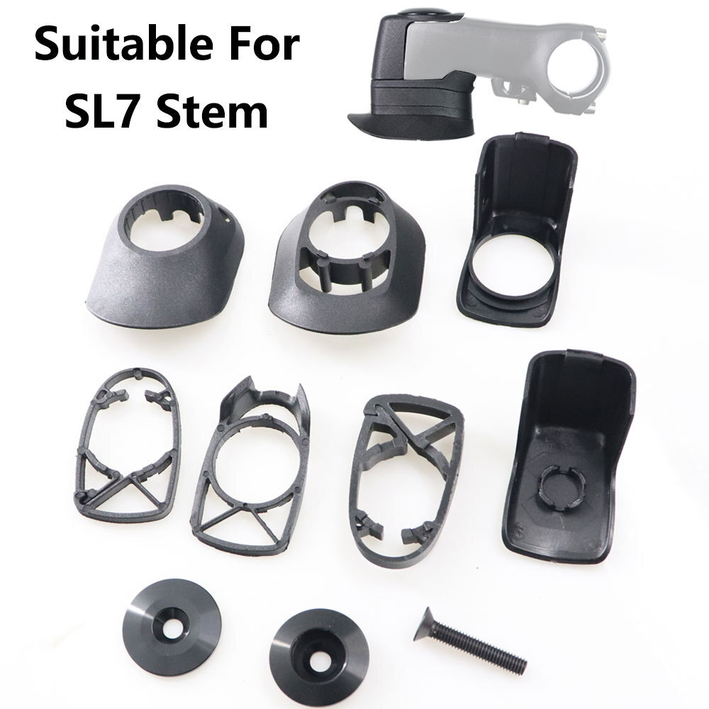 For SL7 Stem Road Bike Bicycle Handlebar Gasket Spacers Cover Accessories Kit