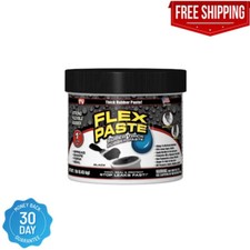 Flex Paste, Super Thick Rubber Spreadable Paste, Black 1lb Tub