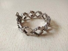 Antique Granulated Silver Berber Bracelet from Morocco, Saharian Bracelets