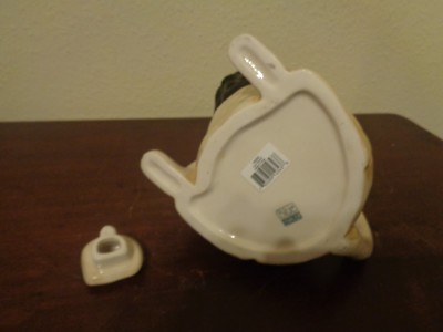 Blue Sky Clayworks Pug Dog Teapot 8