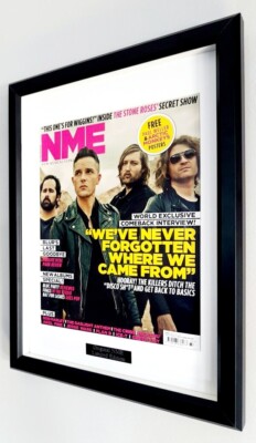 The Killers Framed Original NME Cover-Mr Brightside Brandon Flowers