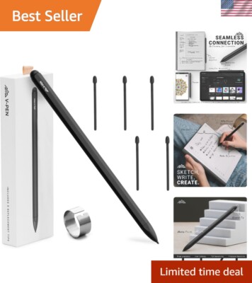 V-Pen EMR Stylus Remarkable 2 Pen Replacement with Digital Eraser + 5 Tips | ...