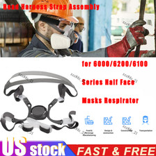 Head Harness Strap Assembly for 6200/6000/6100 Series Half Face Masks Respirator