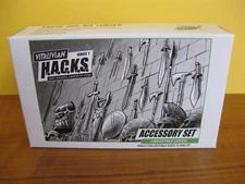 2016 Vitruvian Hacks Boss Fight Studios 4" Unearthly Green Accessory Set New 