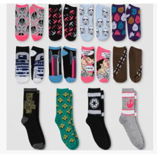 Socks Disney Stars Wars 12 Days Socks Women  s Size 4-10 NIB