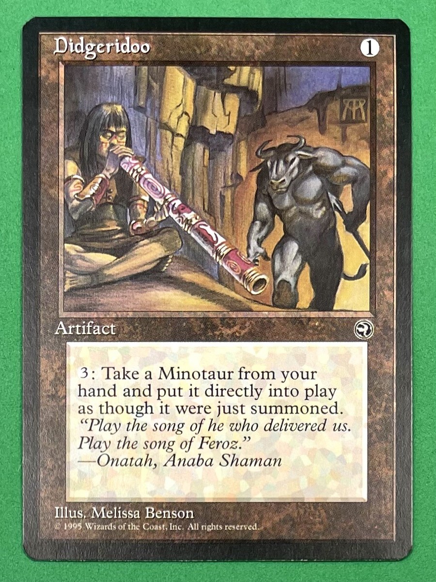 Didgeridoo X1 Homelands NM⁄M Magic the Gathering Rare Reserved