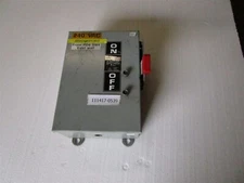 GE TH3361J 30 Amp 3 Pole 600 Volt Heavy Duty Fused Safety Switch Enclosure