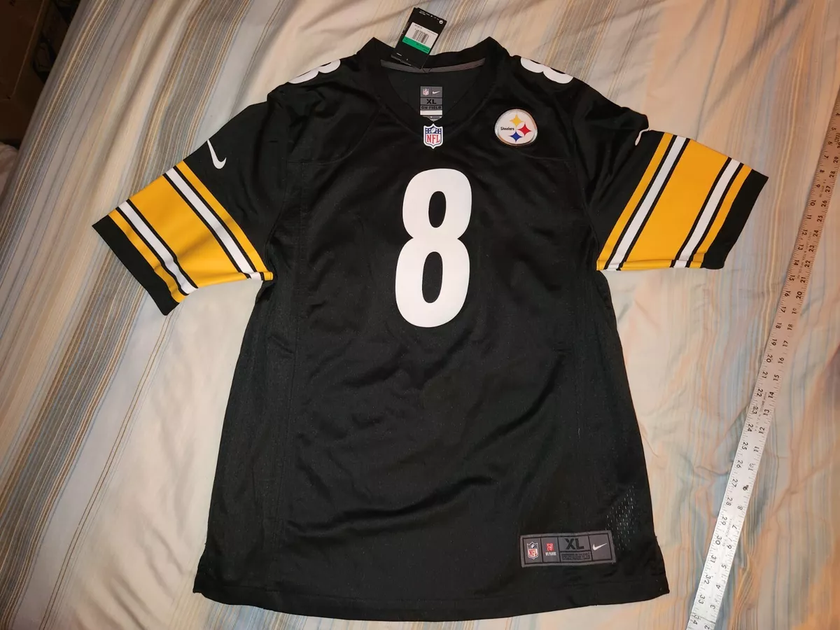 KENNY PICKETT 8 Steelers Nike Home Replica Game Football Jersey X