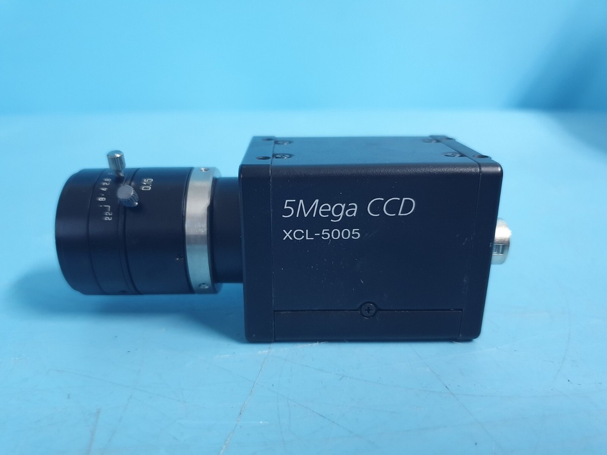 SONY XCL-5005 5Mega CCD Industrial Camera /w Lens #2 | eBay