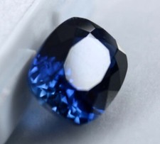 9 Ct Natural Kashmiri Blue Sapphire Cushion Cut Certified Loose Gemstone