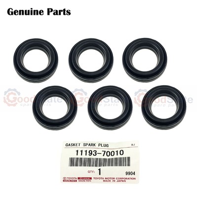 Genuine Alphard MNH15 MNH10 Aurion GSV40 3.0 3.5 Spark Plug Tube Seal Gasket x6