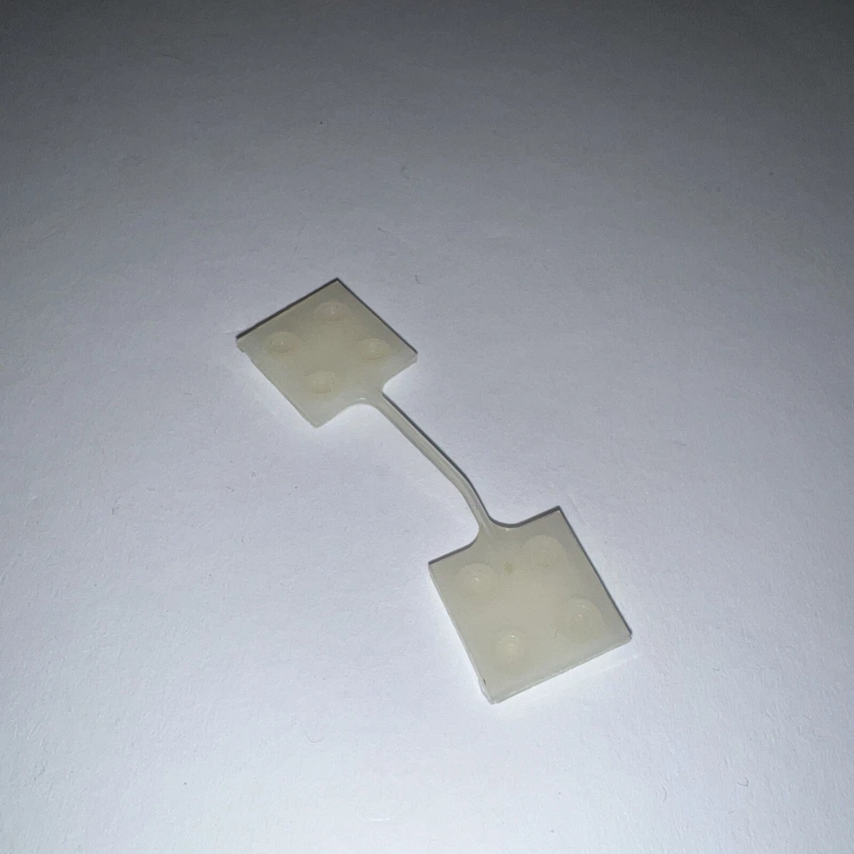 Lego Anhängerkupplung Zu Verbindun 650 transparent klar et91 Vintage 50er Jahre - Bild 2 von 2