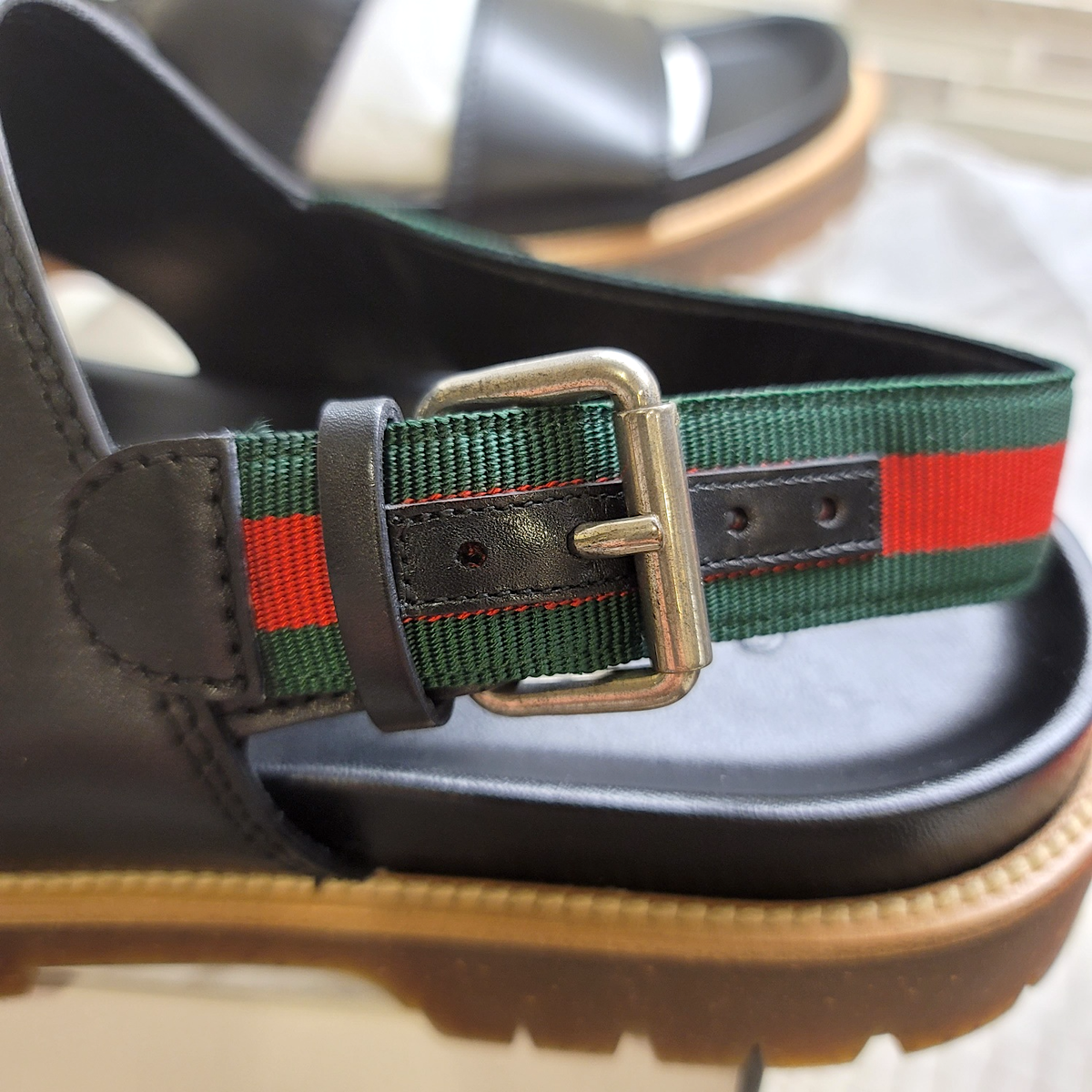 New SUPER RARE Men\'s HI-END Couture Hand-Made Couture Cirano Gucci Sandals New Rare  main image 3