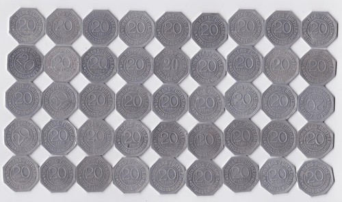 45 different Nuremberg Fürth streetcar money 20 Pfennig 4 - Picture 2 of 2