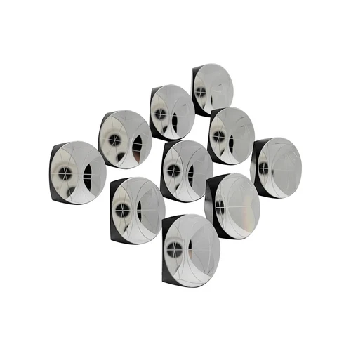 10PCS  1inch Corner Cube Beam Prism Diameter 25.4mm Trihedral Retroreflector