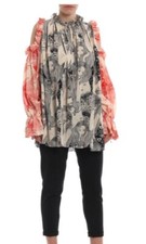 Alexander McQueen Eve Print Silk Blouse IT44