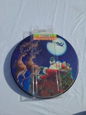 Range Kleen Burner Kover Santa Reindeer Christmas Hallmark 4-Pc Stovetop Covers
