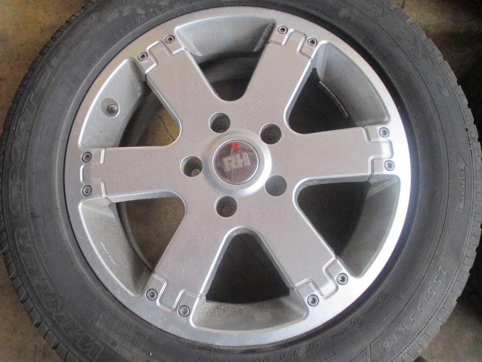 18" Alufelgen Winterreifen 225 55 VW Touareg 7J 8x18 ET55 5x130 - Bild 4 von 4