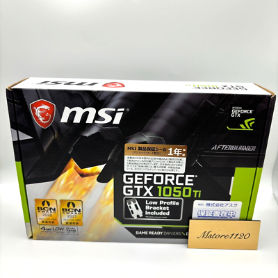 MSI GeForce GTX 1050 Ti 4GB LP Model GDDR5 Graphics Card Low