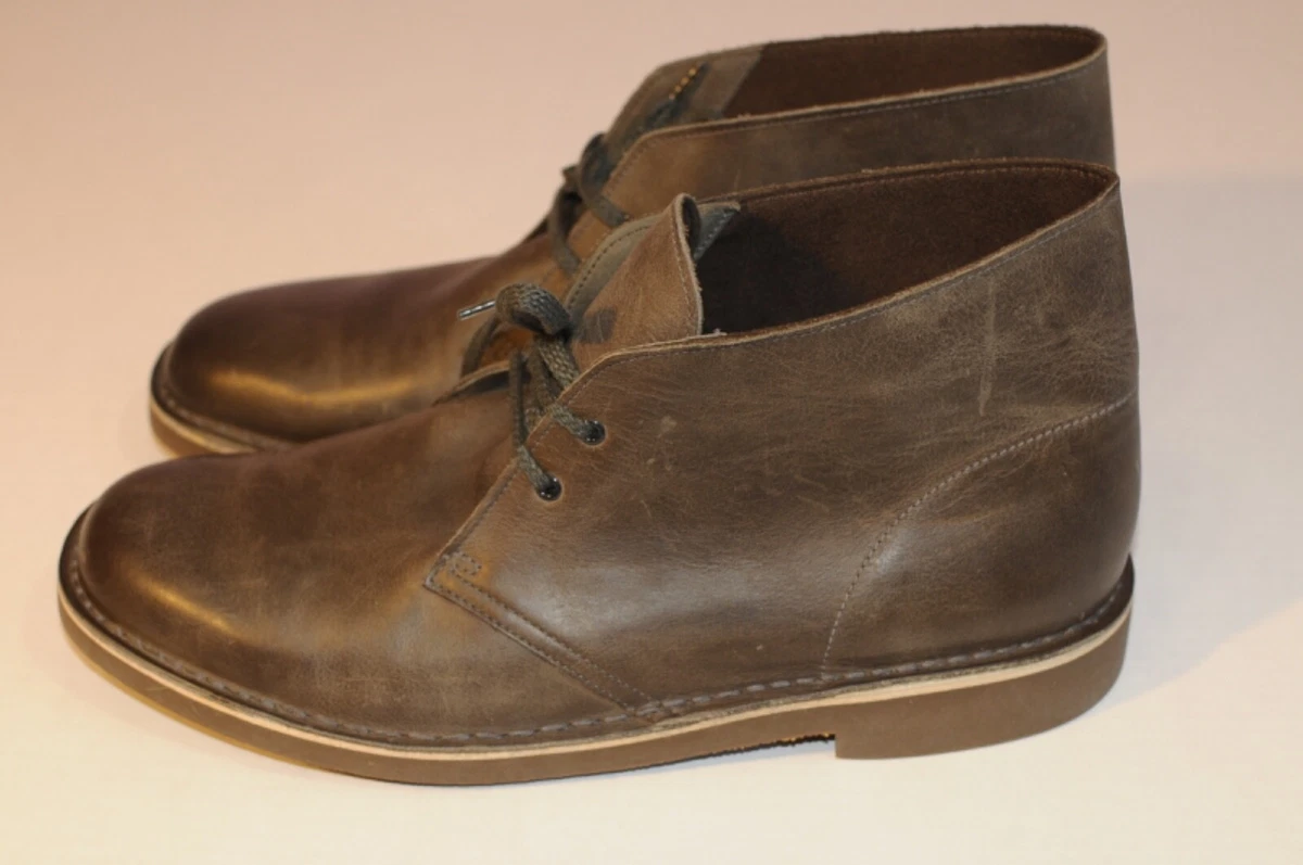 Clarks Bushacre 2 Grey Leather Chukka Desert Boots Mens 10.5 26113064 Clarks Bushacre 2 Gray Suede Leather Chukka Desert Boots  main image 3