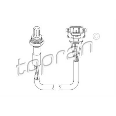 TOPRAN Sonda Lambda 201756 – Riscaldato, 4 Contatti – Compatibile Con Opel Astra, Vectra, Calibra