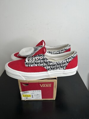 Fear Of God x Vans Era 95 DX FoG Collection 2 Red 2017 Jerry