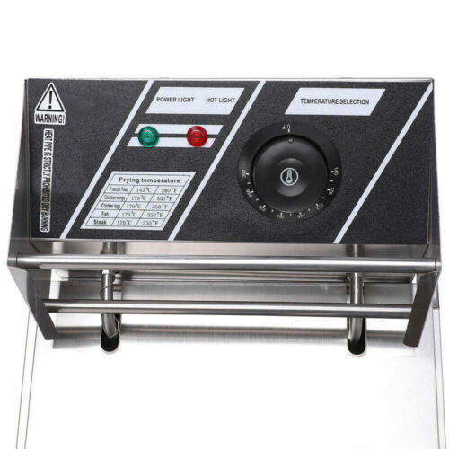 10L/20L Electric Deep Fryer Tank Commercial Stainless Steel Fat Chip Single/Dual - Picture 20 of 29