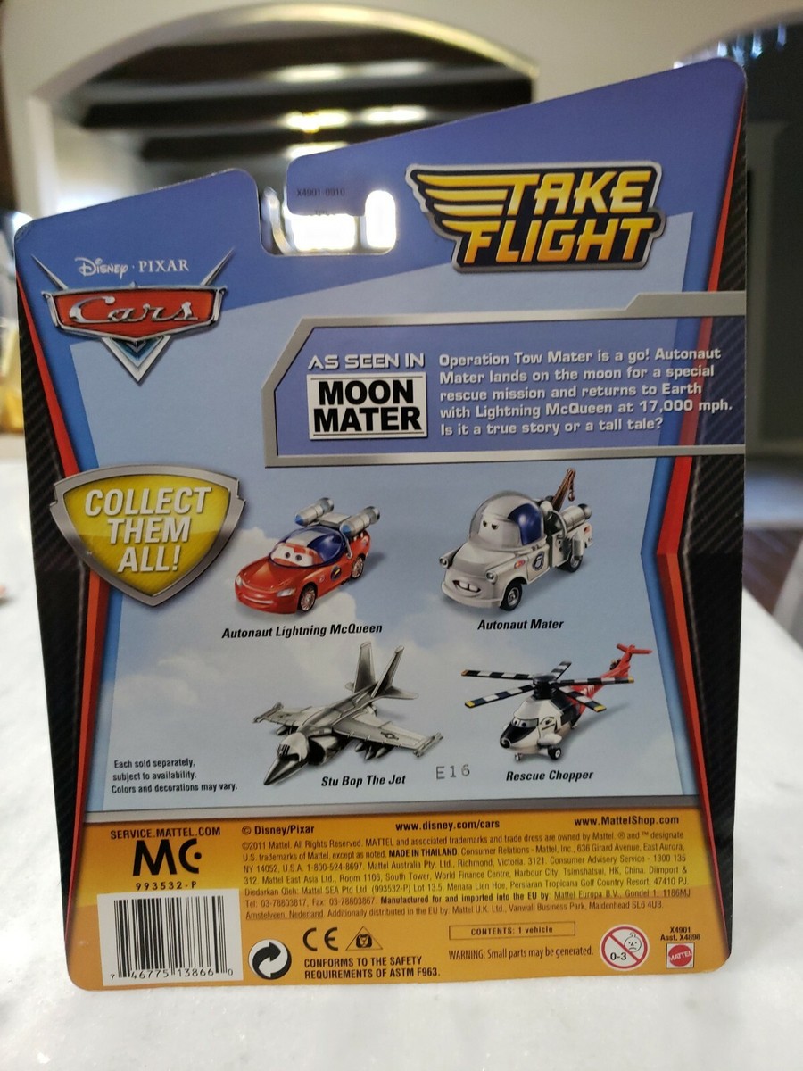 DISNEY PIXAR CARS TAKE FLIGHT STU BOP THE JET ***BRAND NEW & RARE