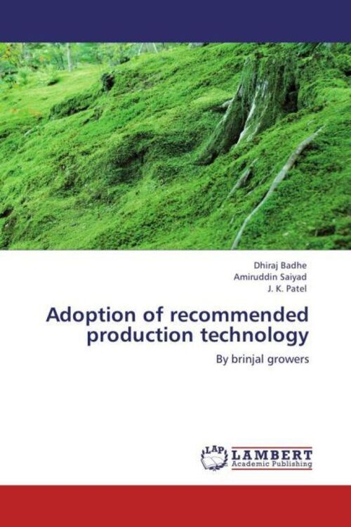 Thumbnail - Dhiraj Badhe (u. A.) | Adoption Of Recommended Production Technology |
