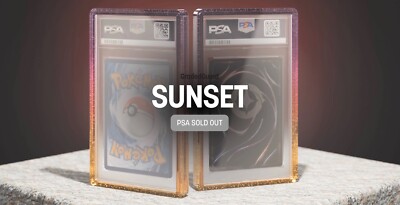 GradedGuard PSA Graded Card Case Guard Protector SUNSET Limited