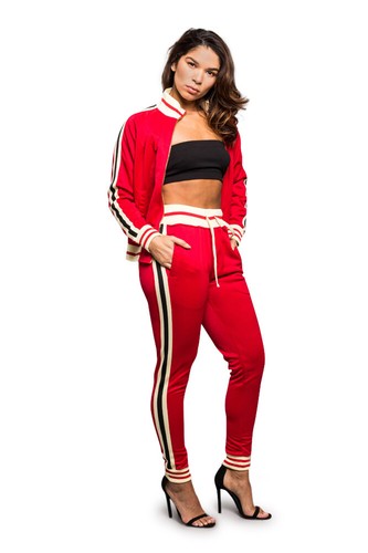 Victorious Women's Sweatshirt Sports Jogging Track Suit Set S~3XL VL208EY - Picture 24 of 32