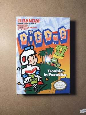 Dig Dug II: Trouble in Paradise (Nintendo Entertainment System, 1989)