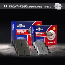 Front & Rear Ceramic Disc Brake Pads For Infiniti EX35 FX35 Nissan Murano 350Z