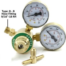 Gas Regulator Oxygen Compatible with Victor SR160-540 Light Duty 313-OX