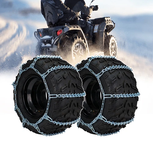 V-Bar ATV neumáticos cadenas de nieve 25x10x12 25x12-9 25x11-10 24x10-11 25x11-12 UTV - Imagen 1 de 6