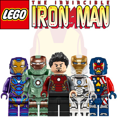 LEGO  Marvel Avengers Iron Man Minifiguren Figur auswählen | Original | UK-Verkäufer