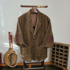 Vintage Guide Gear Corduroy Hunting Blazer Jacket Elbow Patches Mens XL Cotton