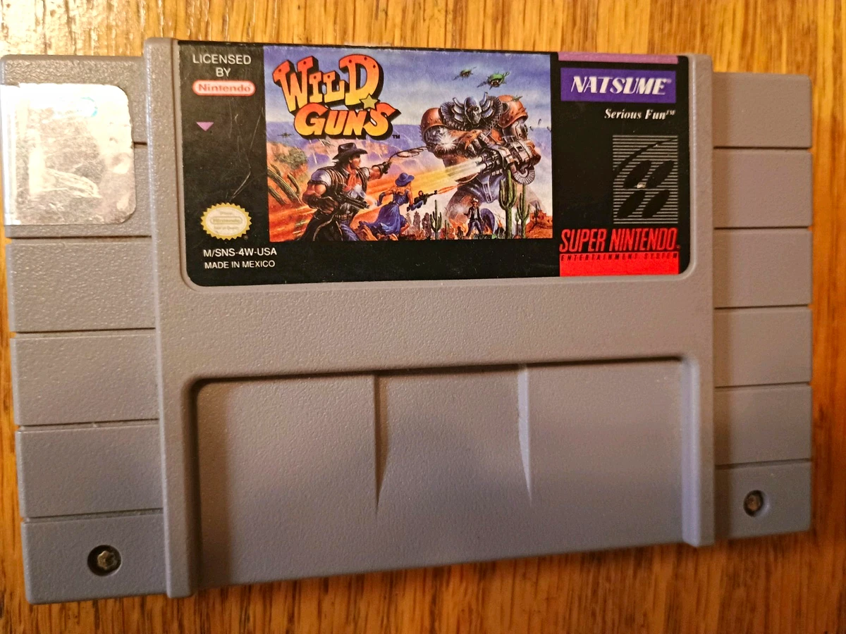 Nintendo SNES Video Games Wild Guns for sale | eBay