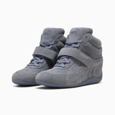 PUMA Damen Speed   Cat Wedge Faded 408118_02 Gray Sky PUMA Black