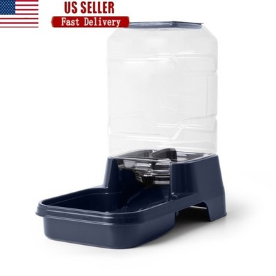 Gravity Pet Feeder Automatic Cat Dog Food Dispenser BPA Free Easy Refill New