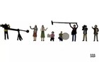 Tomytec Geo Spur N 1/150 TV Crew Scenic Figuren The People 140