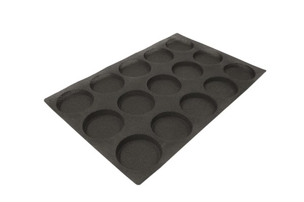 Backmatte Backform Silikon FüR Hamburger BröTchen Layout 3X5=15 Mulden-image