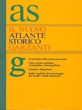 IL NUOVO ATLANTE STORICO GARZANTI AA.VV GARZANTI 1992  BROSSURA