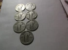 standing liberty quarter lot of 7. . no date 90% Silver.